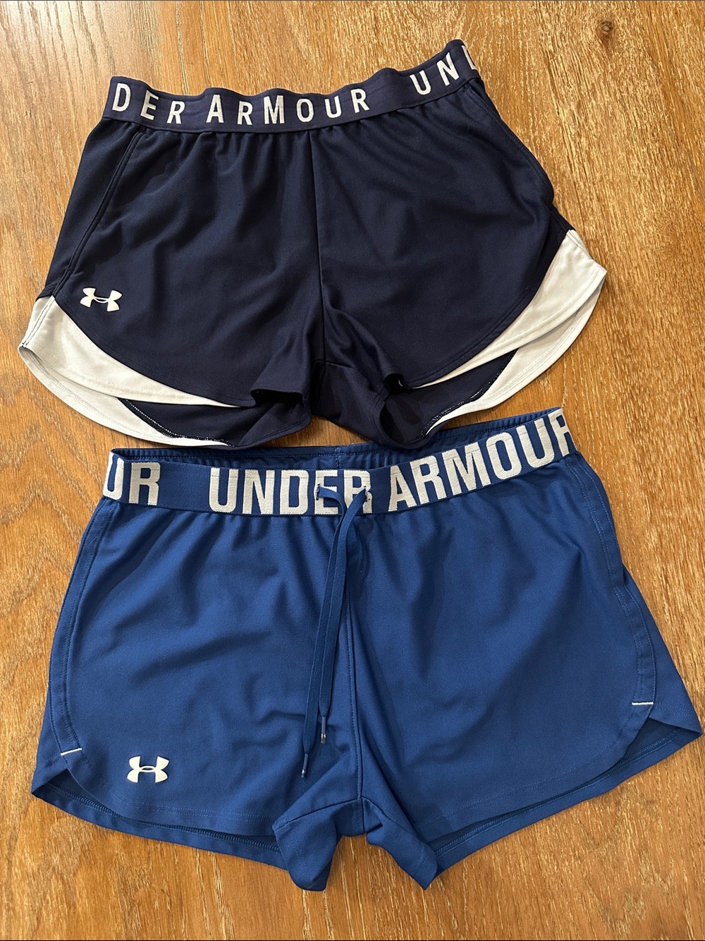 Under Armour Women's Navy & Blue Athletic Shorts - Bundle